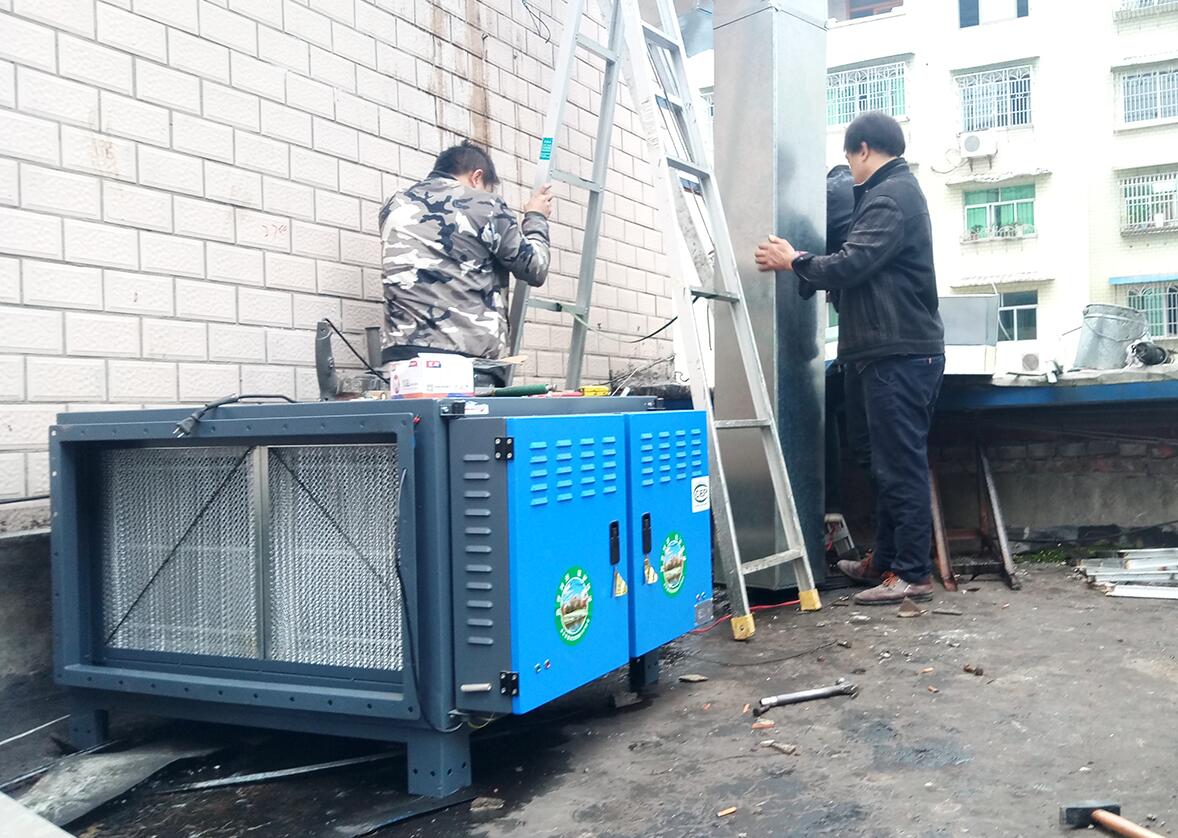 機(jī)關食堂油煙(yān)治理(lǐ)——某就(jiù)業(yè)局食堂